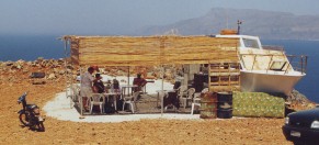 Babis Taverne oberhalb von Balos