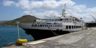 ein Schiff der Gramvoussa-Flotte