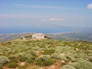 Kapelle und weiter Blick ber ganz Nordwest-Kreta