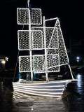 Weihnachtsschiff, gesehen in Chania