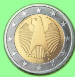 2 Euro deutsch: Reichsadler